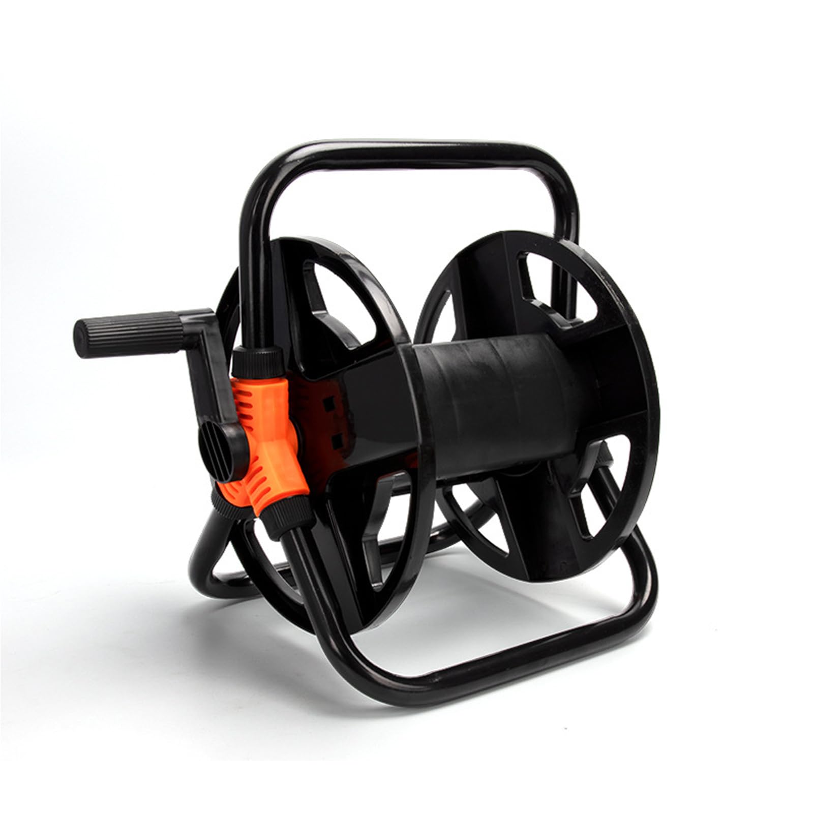 Hose Reel Cart, Hold Up to 20M 1/2''Garden Hose Trolley, Integrated Handle Saving Labour Cart Reel for Car Washing and Outdoor Planting