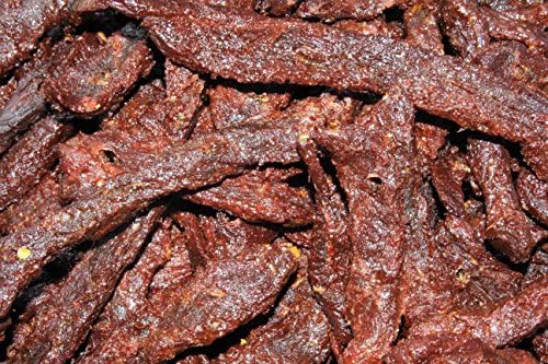 Superman Beef Jerky by Dublin Jerky | Very Hot BBQ Flavor, Low Fat, High Protein, No MSG - 16 Ounce
