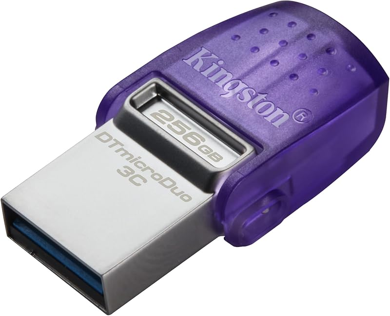 Kingston DataTraveler microDuo 3C 256GB USB Flash Drive USB Type-C Type-A