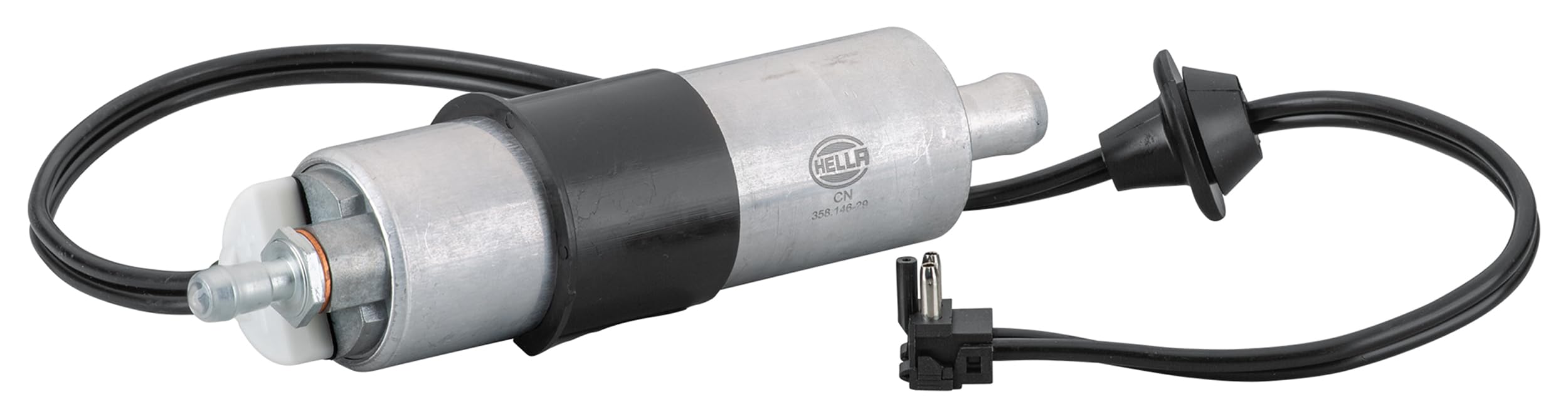 HELLA 8TF 358 146-291 Fuel Pump - Electric - 2-pin connector - with cable set