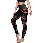 Womens Halloween Leggings Printed Stretchy Leggings Yoga Pants