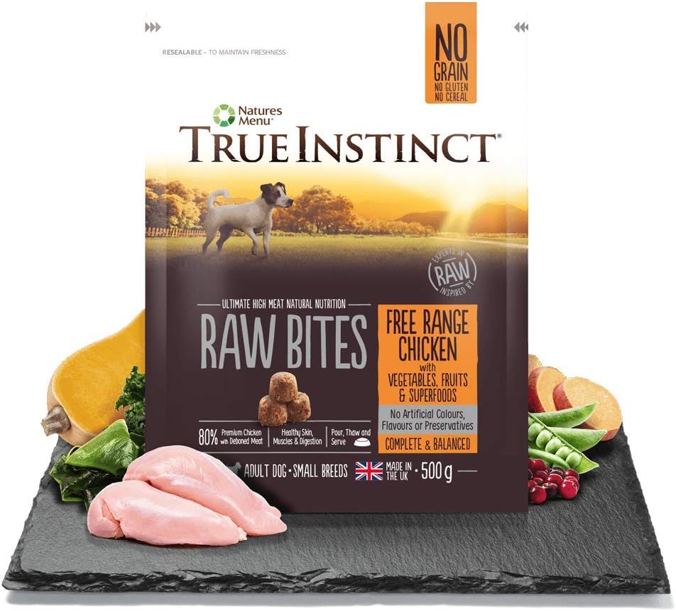 Natures Menu True Instinct Small Breed Raw Frozen Bites Free Range