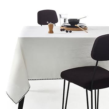 La Redoute Interieurs Nappe En Lin Et Coton Mélangé Adrio 150 X 200