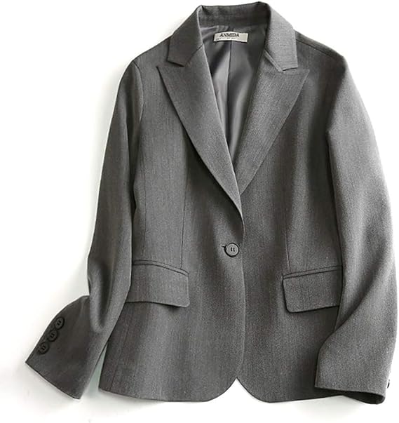 Amazon アンミダ Anmida テーラードジャケット レディース 大きいサイズ 春夏 通勤ol ビジネス サマージャケット スーツジャケット フォーマル おしゃれ コート ジャケット 通販
