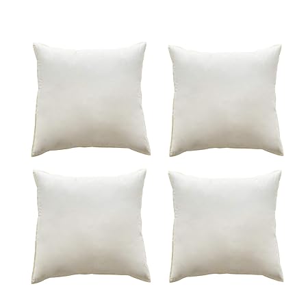 Mack 4 x Sofa Federkissen 45x45 cm (echte Federn) robust & formstabil