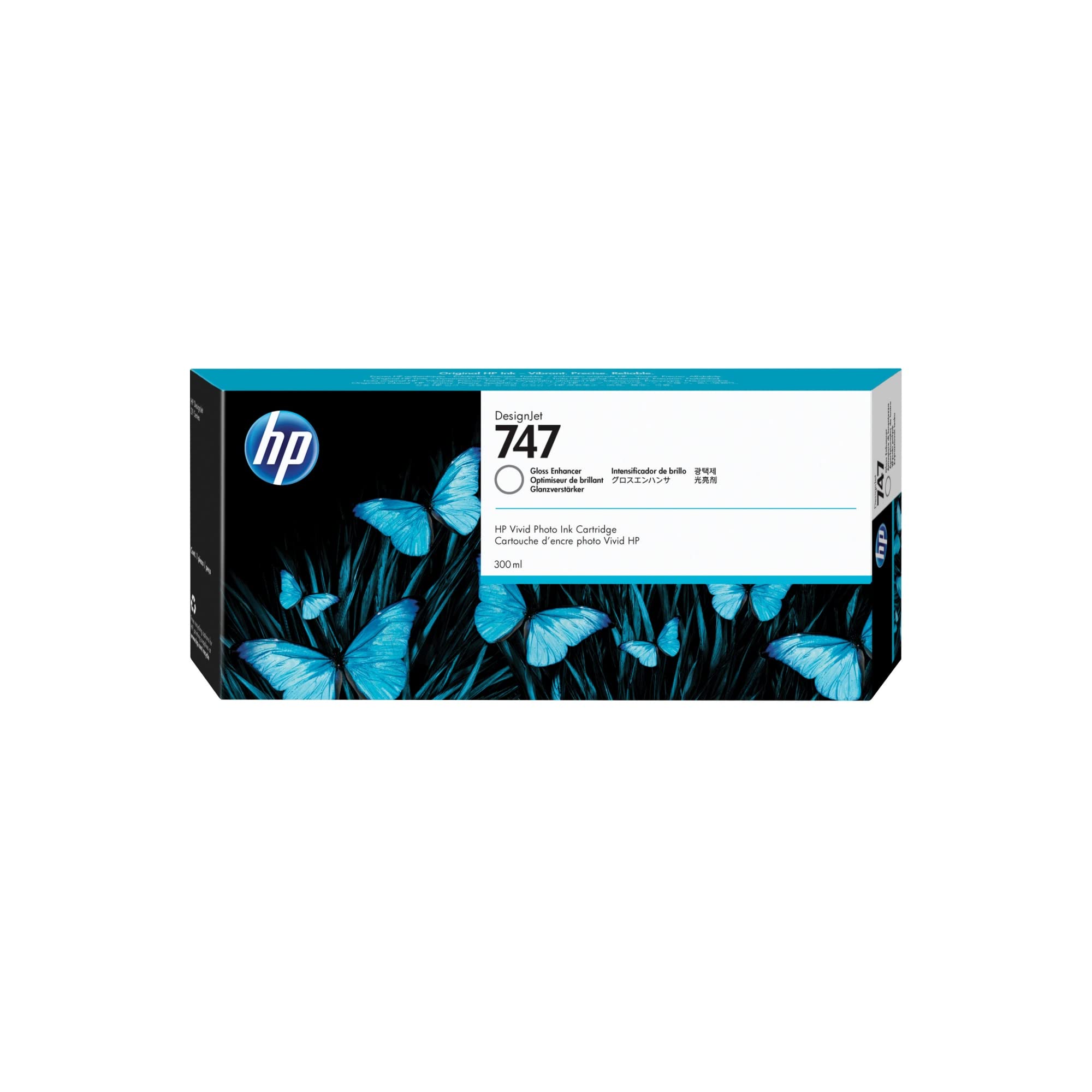 HP Original Ink Cartridge Compatible with Designjet Z9 Printer Series, 300 ml, Gloss Enhancer One Size,P2V87A