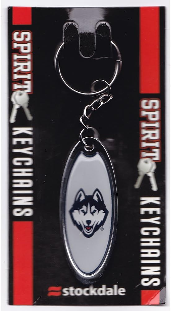 Stockdale Uconn Huskies Key Chain - Chrome