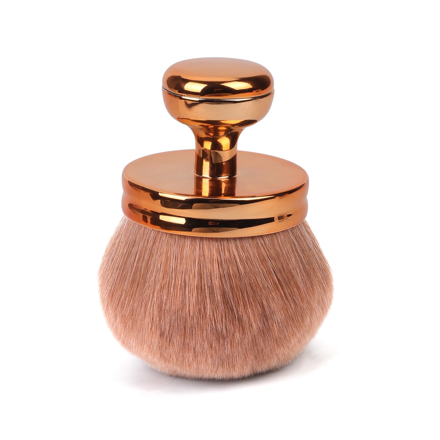 NQEUEPN Large Self Tanning Brush, Oval Body Makeup Brush with Wide Brush Head Self Tanner Brush Applicator Sunscreen Brush for Makeup Legs Arms Face Body (Rose Gold) — image 1