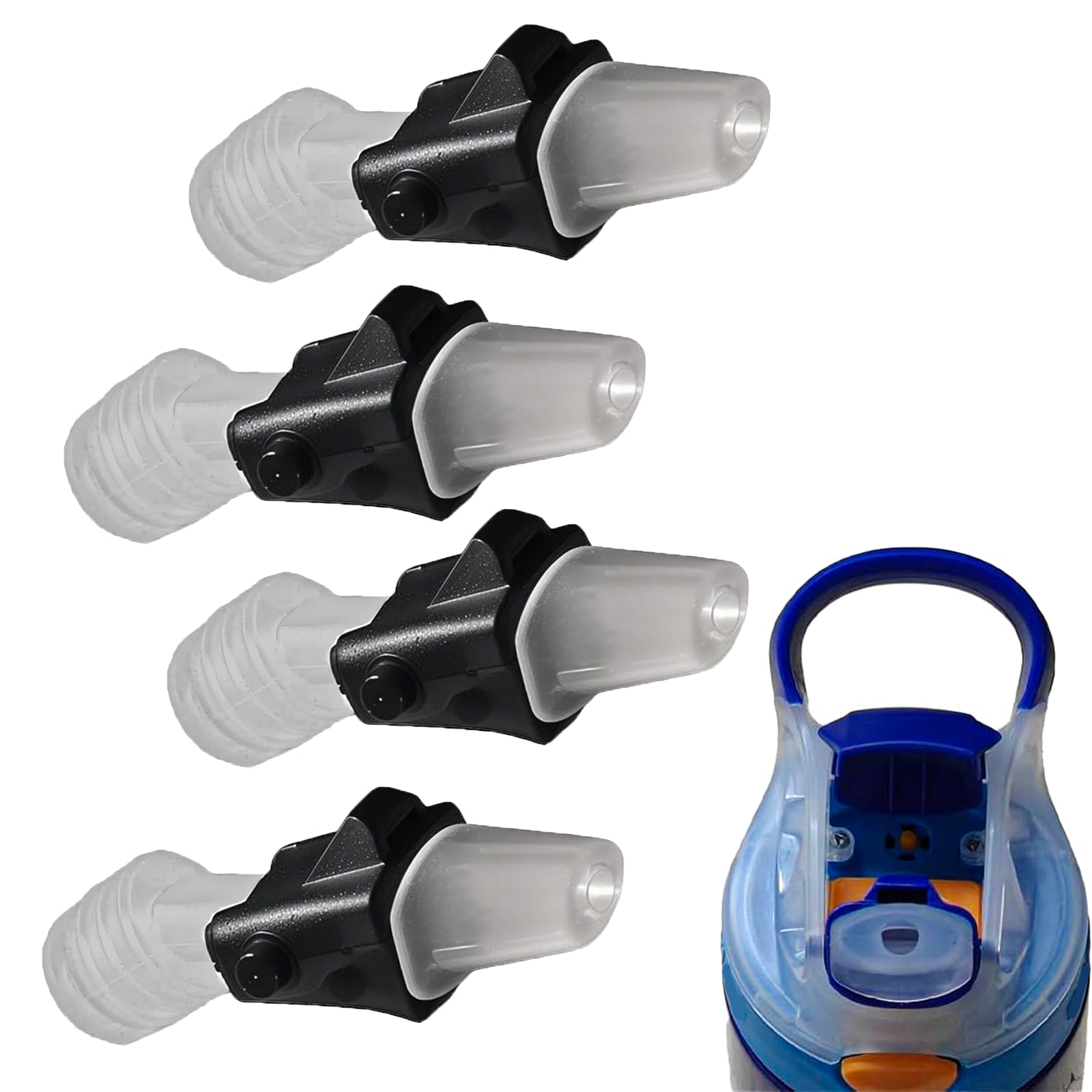 Photo 1 of 4 Pack Replacement Spout for Contigo Aubrey,Silicone Water Bottle Mouthpiece Replacement Lid Parts Mouth Piece Accessories for Contigo Water Bottle 14oz/20oz for Kids