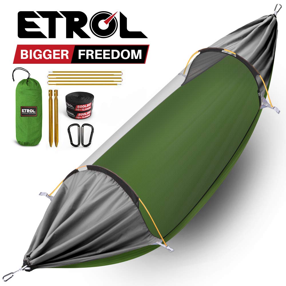 Best 2 person hammock with mosquito netting and rain