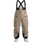 GSOU SNOW Men Snow Bibs Women Baggy Ski Pants Snowboard Overall Insulated Waterproof Windproof Warm Winter