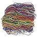 96-Piece Mardi Gras Bulk Bead Set Outfit Costume Wear, Games, Decoration, Party Favors - Red, Green, Yellow, Blue, Purple More