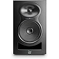 KALI AUDIO LP-6 V2 6.5" Project Lone Pine Powered Studio Monitor - Low-Noise Bi-Amped Professional Studio Speaker for Music Production - 80W, 115dB Max SPL - TRS, RCA, XLR Inputs - Single, Black