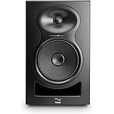KALI AUDIO LP-6 V2 6.5" Project Lone Pine Powered Studio Monitor - Low-Noise Bi-Amped Professional Studio Speaker for Music Production - 80W, 115dB Max SPL - TRS, RCA, XLR Inputs - Single, Black