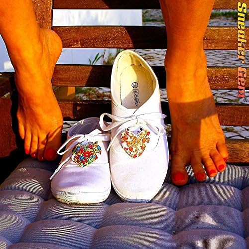 Sneaker jewel. Spice Up Your Sneakers, Girl! Be the first to show your hearts on your sneakers. Several designs to choose from and you can use them on all your sneakers,