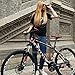 JOY COLORFUL Bicycle Bags Front Tube Frame Cycling Packages Touch Screen Mobile Phone Professional Accessories, Medium, Black