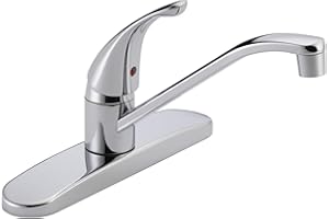 Peerless Single-Handle Kitchen Sink Faucet, Chrome P110LF