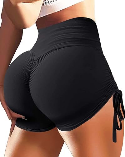 Goobester Women's High-Waisted Shorts - Casual Polyester Booty Shorts For Workout, Lounge, Or Summer Wear - View #2