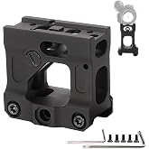 Phoking Red Dot Riser Mount Picatinny Riser Mounts for T1 T2 H1 H2 Optic Sight Accepts All Footprint Optics