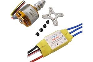 Hobbypower A2212 1000kv Brushless Motor + 30a ESC for Multicopter 450 X525 Quadcopter