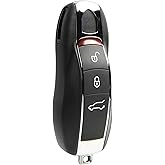 USARemote Key Fob Replacement Keyless Entry Remote for 2010 2011 2012 2013 2014 2015 2016 2017 Porsche Cayenne Cayman Macan 3-Button Smart Key Proximity (KR55WK50138)