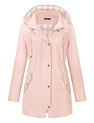 LOMON Women Waterproof Outdoor Hiking Raincoat