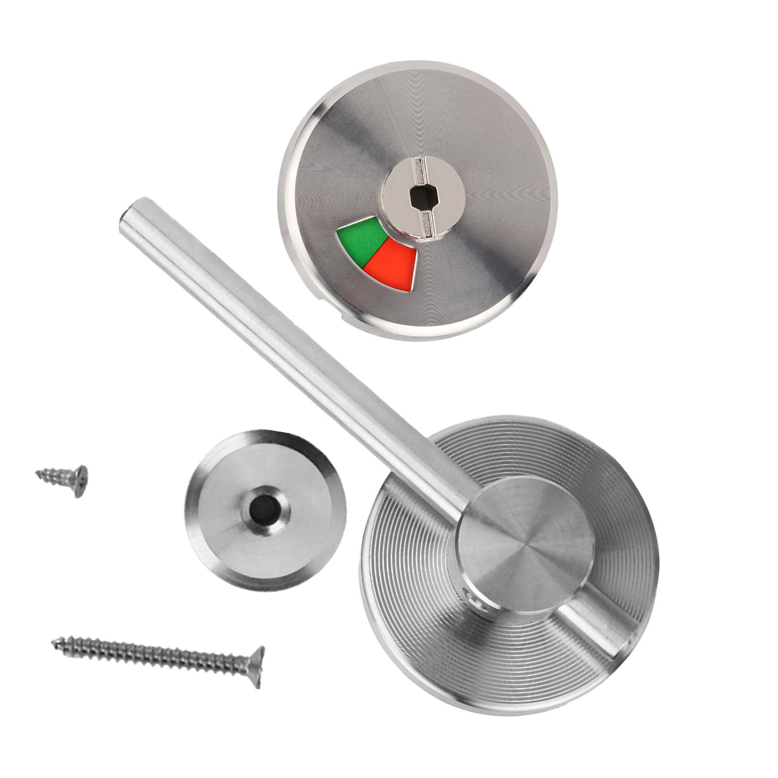 Latch Indicating Privacy Lock, Vacant Engaged Indicator for Bathroom WC Public Restroom Toilet Partition Door