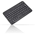 Russian Keyboard, Thin 7 Inch Rechargeable Russian and English Bilingual Bluetooth Keyboard,for Andriod for Win for iOS, and wearresistant
