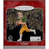 1 X QXI6843 Notre Dame Fighting Irish Joe Montana 1998 Hallmark Keepsake Ornament