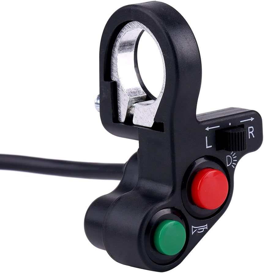 Switches Keenso 7/8inch 22mm Handlebar Turn Signal Light Headlight Horn