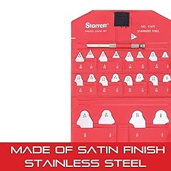 Starrett Radius Gage Set Includes 167AH and S167B