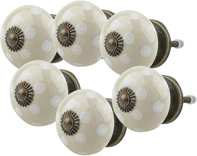 Perillas de Muebles conjunto surtido 6 piezas multicolore No. 006GN