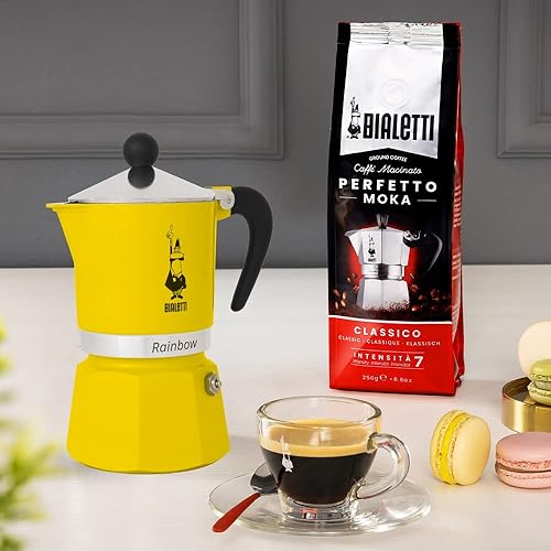 Bialetti 4983 Rainbow Espresso Maker, Yellow in Kenya Whizz