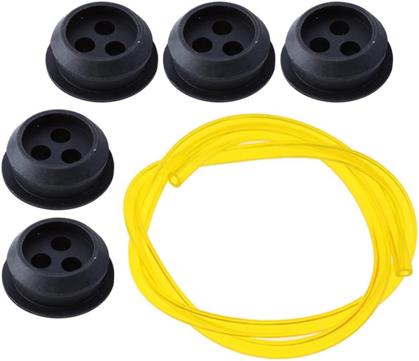 Hipa (Pack of 5 Fuel Tank Grommet with 2 Feet Fuel Return
