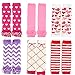 Elesa Miracle 6-pack Baby & Toddler Cozy Soft Leg Warmers, Kneepads Value Set (Girl Set)