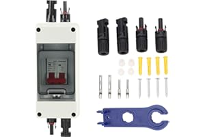 DC Solar Disconnect Switch, PV Miniature Circuit Breaker with IP65 Waterproof Distribution Box for Solar Panels, 500V Photovo
