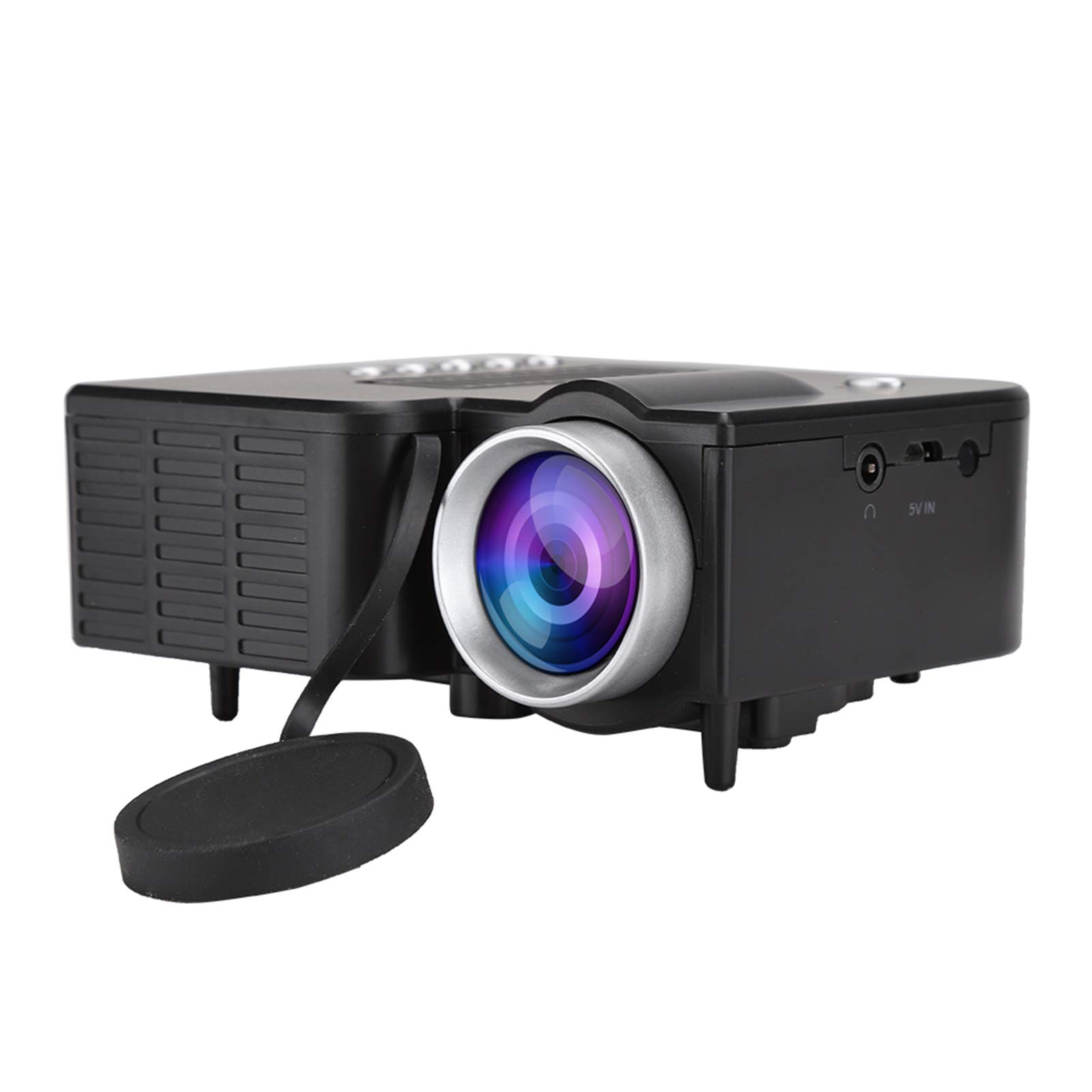 EBTOOLS Mini Projector, 1920X1080 Full HD Portable Home Theater Video Projector, Support for AV USB 