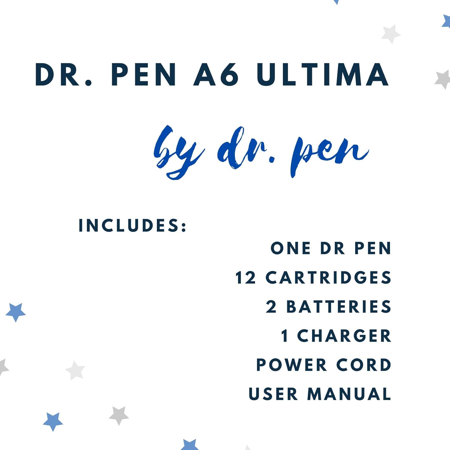 Dr. Pen Ultima A6 Electric Wireless Professional Skincare Kit including 12 Cartridges - Six 12 Pin, Six 36 Pin: Beauty