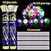 SIONE 138 Pack Glow Sticks Bulk Light Up Rings Party Favor for Kids Glow in The Dark Party Supplies 38 Flashing Glow Rings+100 Glow Sticks