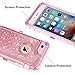 iPhone 6S Case, iPhone 6 Case, Anuck 3 in 1 Hybrid Heavy Duty Defender Case Sparkly Floating Liquid Glitter Protective Hard Shell Shockproof TPU Cover for Apple iPhone 6 /iPhone 6S 4.7