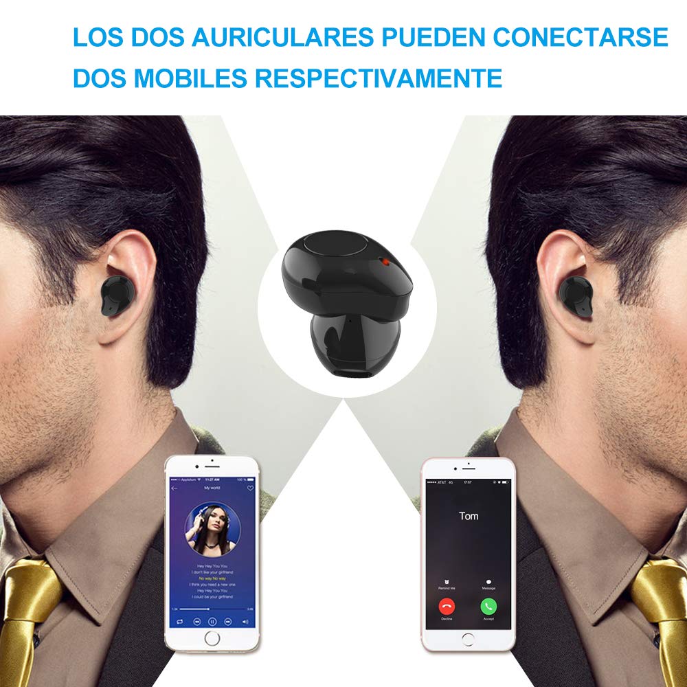 Android y PC Willful Auriculares Bluetooth con Micrófono Impermeables  Auriculares Inalámbricos Bluetooth 5.0 HiFi Mini Estéreo Auriculares  Bluetooth Deportivos con Caja de Carga para iPhone Accesorios Informática  futakuchi-hakata.com