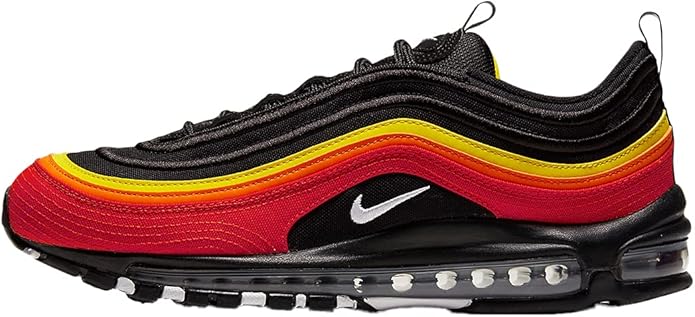 red and orange air max 97