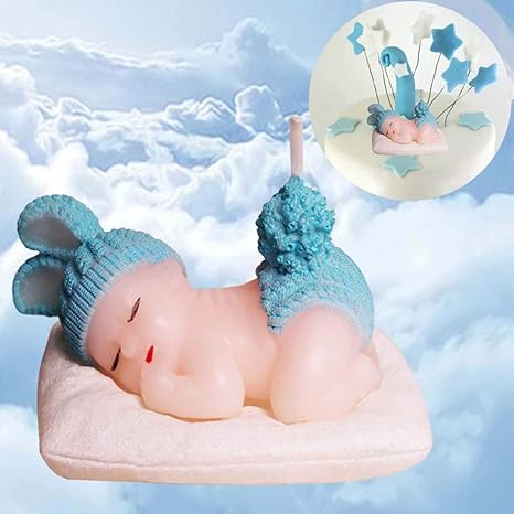 baby boy candle favors