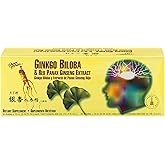 Prince Of Peace Ginkgo Biloba and Red Panax Ginseng Extract,30 Bottles 0.34 oz