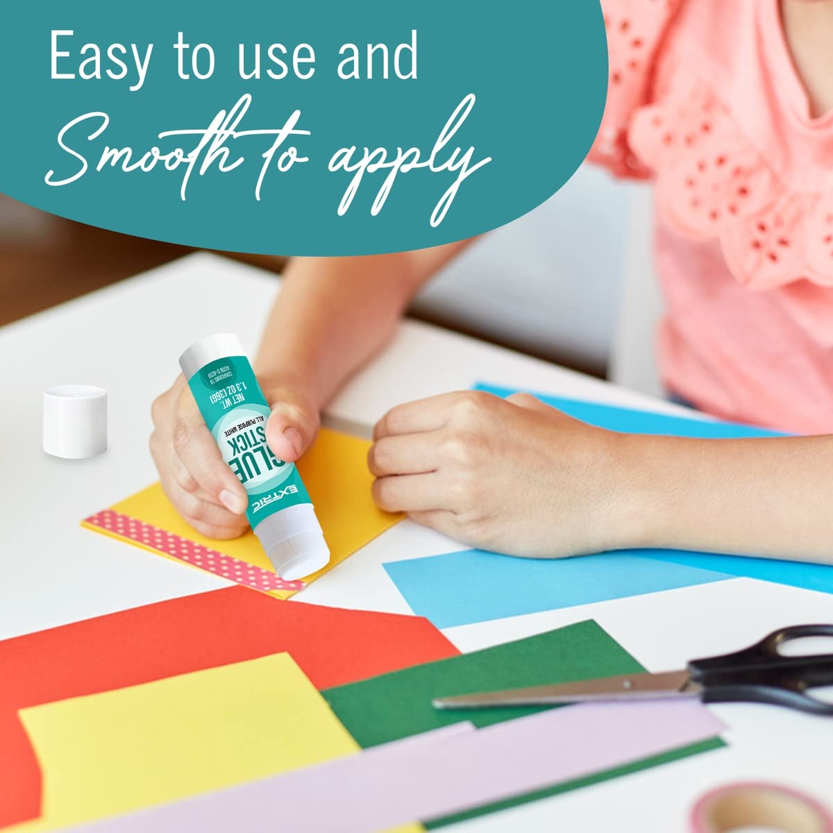 Glue Sticks Bulk Classroom, White Glue Sticks for Kids 60 Count, 1.3 Ounce, Washable All Purpose, for Kids, School and Home