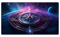 EDGFRTOIO Playmat with Zones for MTG Card Game