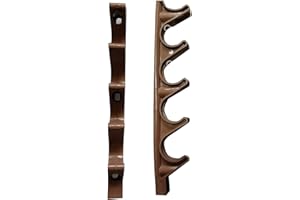 SUQ I OME Replacement Chaise Lounge Bracket Multi Position Adjustable Reclining Brace Heavy Duty Screwed or Riveted Joint Girder Convertible Outdoor Patio Furniture Durable(5 Position, Brown)