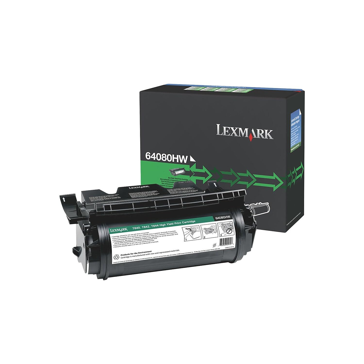 Lexmark - Toner cartridge - High Yield - 1 x black - 21000 pages - remanufactured