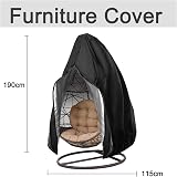 UZIMOO Egg Swing Chair Cover Waterproof Outdoor 190x115cm view 7