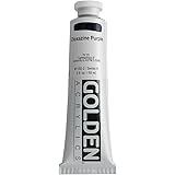 Golden Artist Colors 2 Oz Heavy Body Acrylic Color Paints Color: Dioxazine Purple